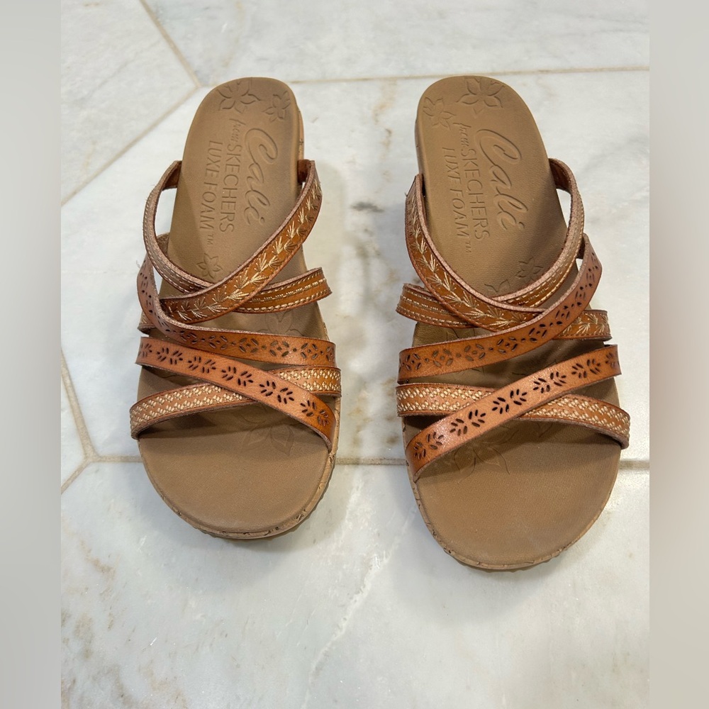 Skechers Cali Beverlee Women's Wedge Sandal.
